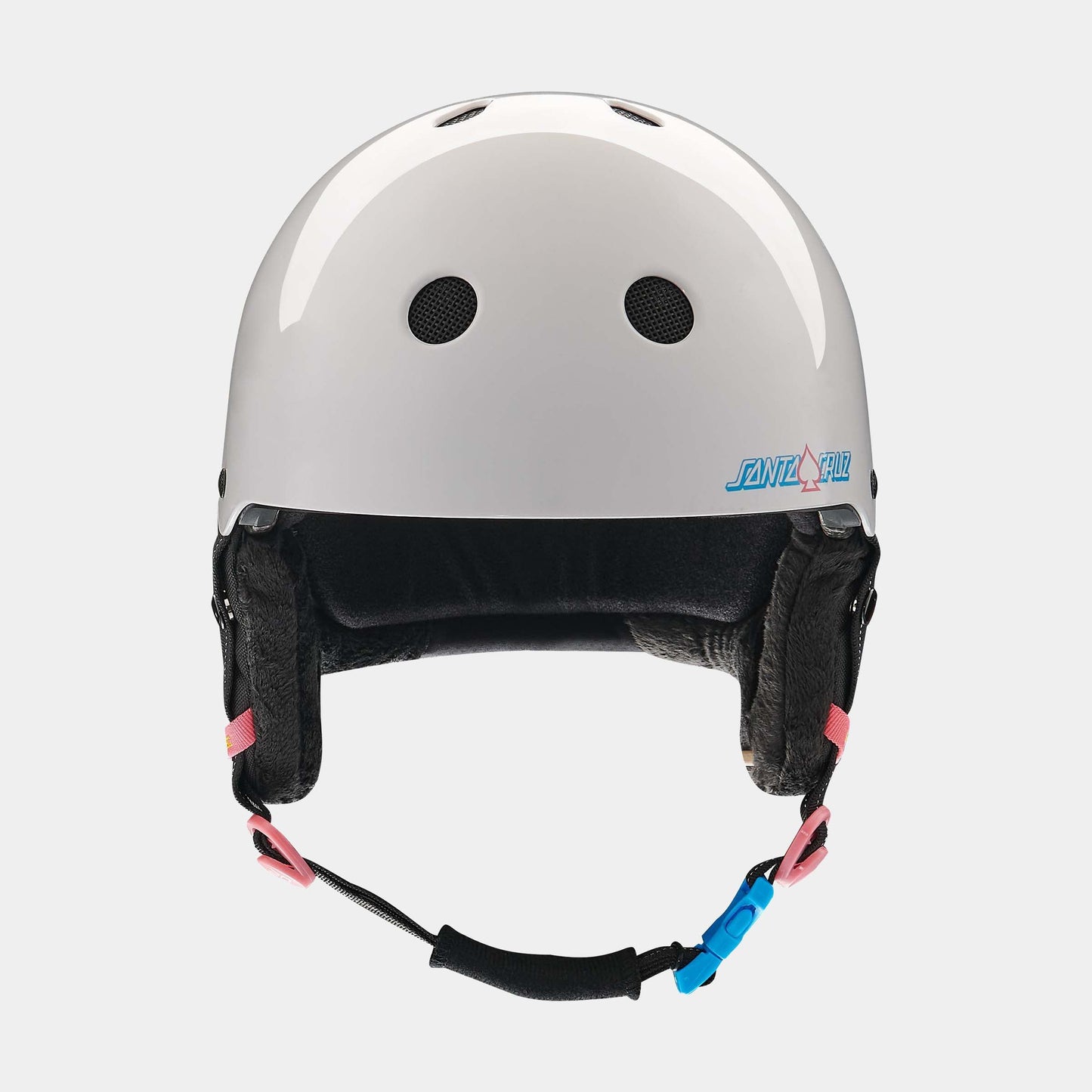 Low Pro Snow Santa Cruz Edition Helmet - White Gloss