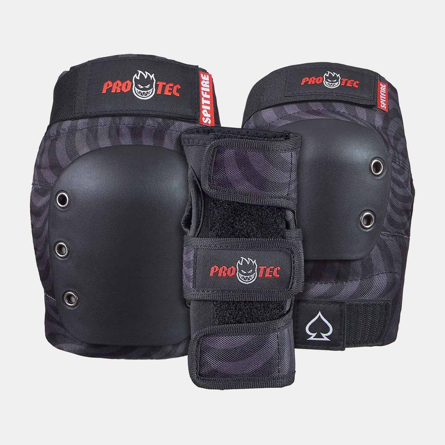 Pro Tec Street Junior 3 Pack Pad Set X Spitfire Black