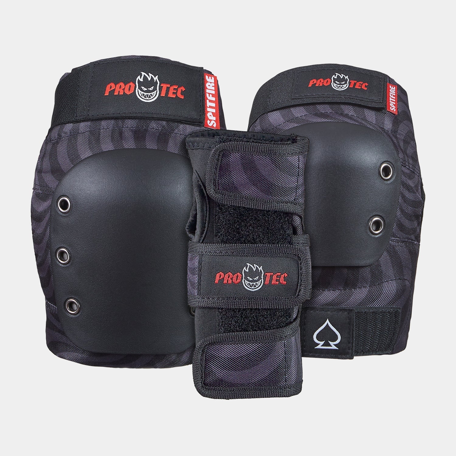 Pro Tec Street Junior 3 Pack Pad Set X Spitfire Black