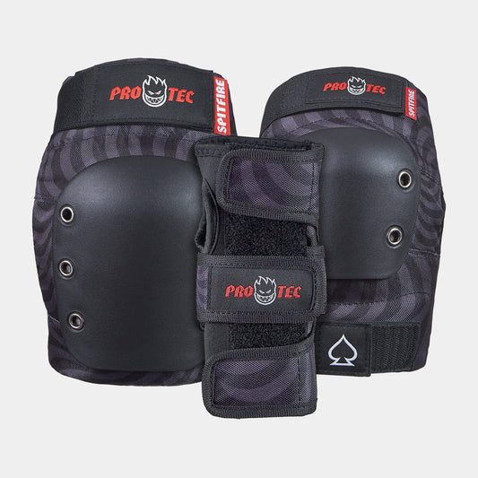 Pro Tec Street Junior 3 Pack Pad Set X Spitfire Black
