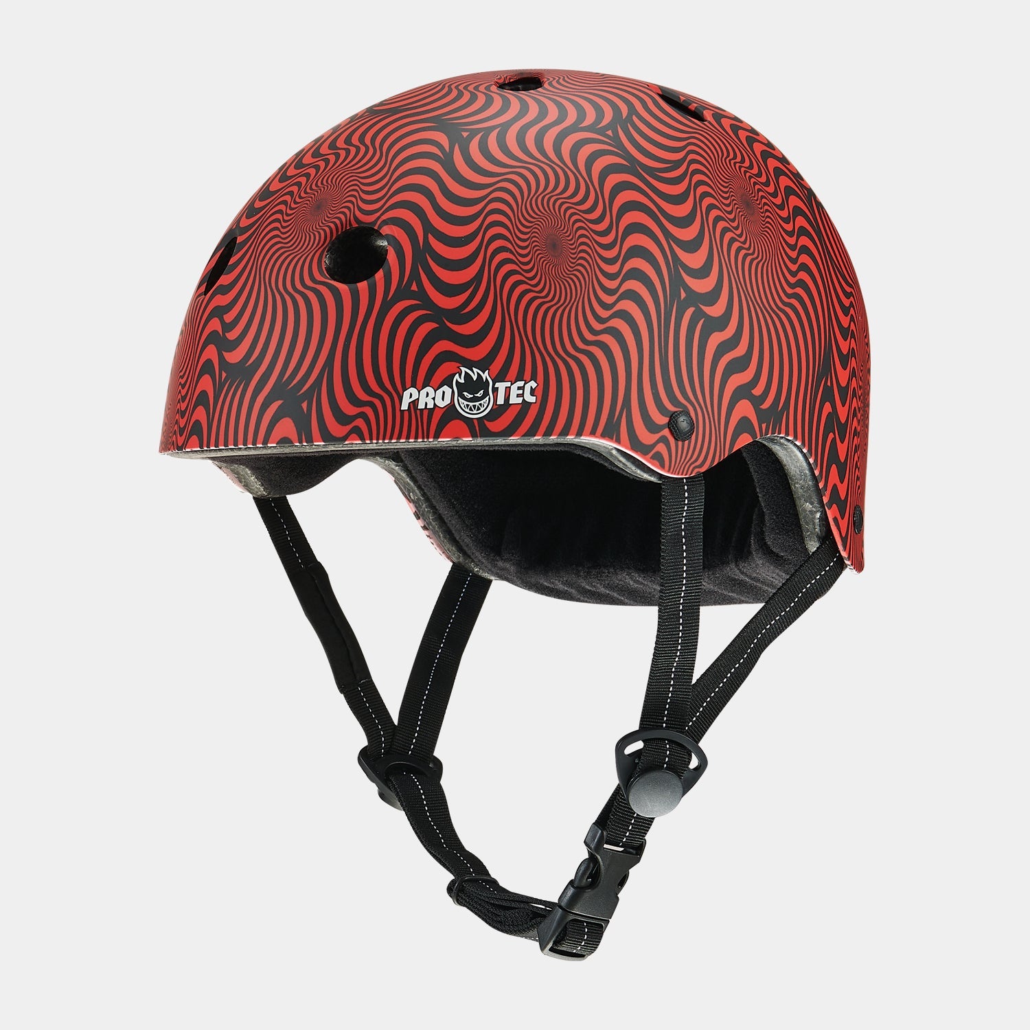 Pro Tec Low Pro Helmet X Spitfire Red Swirl