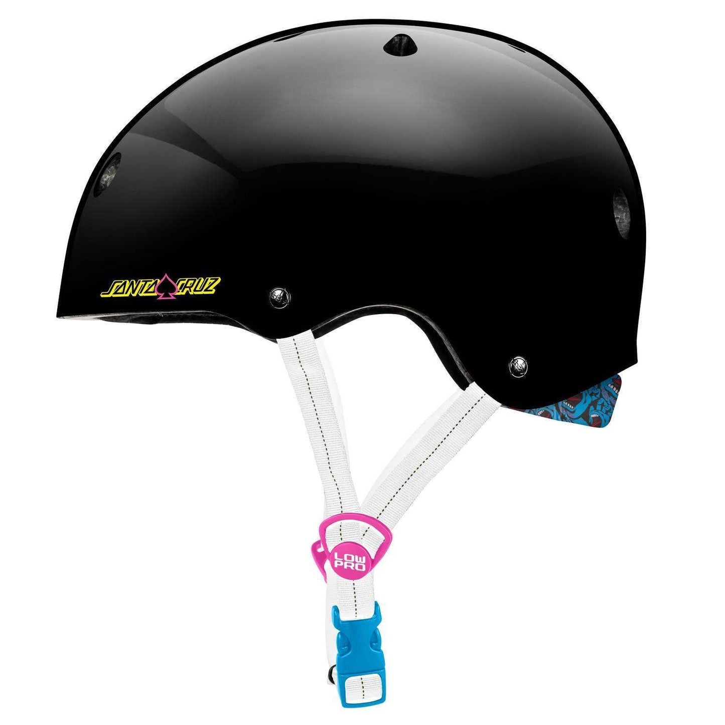 Low Pro Santa Cruz Edition Helmet - Black Gloss